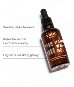 Veoli Botanica HAIR WE GO Stymulująco-wzmacniająca wcierka wodna do skalpu z 3% Baicapil™ i 2% Sangmodanem 50ml