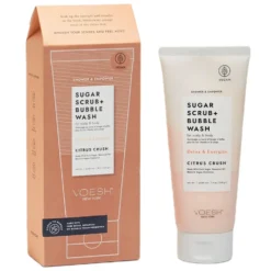 VOESH Sugar Scrub + Bubble Wash cukrowy peeling myjący do ciała i skóry głowy Citrus Crush 210g