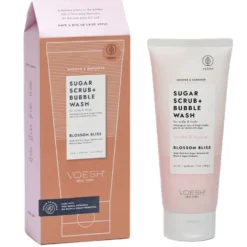 VOESH Sugar Scrub + Bubble Wash cukrowy peeling myjący do ciała i skóry głowy Blossom Bliss 210g