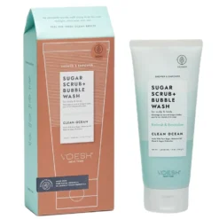VOESH Sugar Scrub + Bubble Wash cukrowy peeling myjący do ciała i skóry głowy Clean Ocean 210g