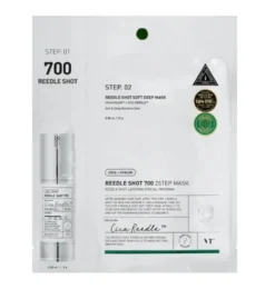 VT Cosmetics Reedle Shot 700 2Step Mask dwuetapowy zabieg z technologią mikroigieł 26.5g