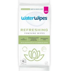 WaterWipes Refreshing Feminine Wipes chusteczki nawilżane do higieny intymnej 28szt.