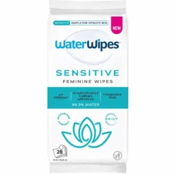 WaterWipes Sensitive Feminine Wipes chusteczki do higieny intymnej dla skóry wrażliwej 28szt