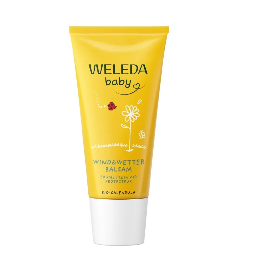 Weleda Baby ochronny krem dla dzieci na niepogodę i wiatr z nagietkiem lekarskim 30ml