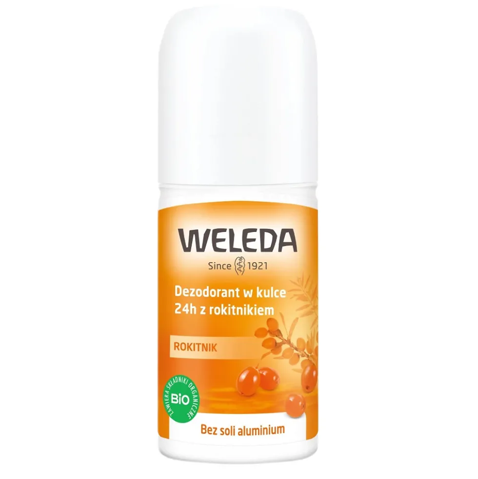 Weleda Dezodorant w kulce 24h z rokitnikiem 50ml