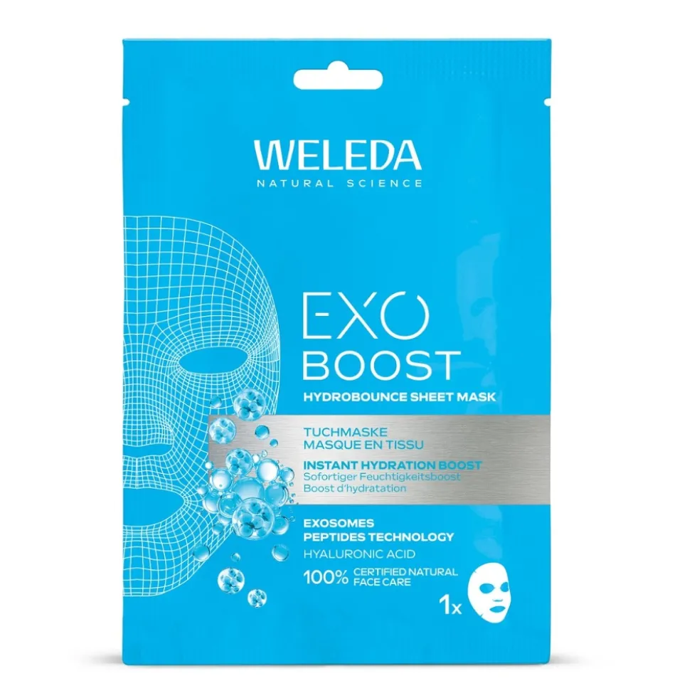 Weleda Exo Boost nawilżająca maska w płachcie 20ml