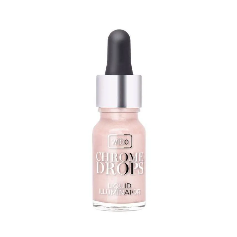 Wibo Chrome Drops Liquid Illuminator płynny rozświetlacz do twarzy i ciała 1 9ml