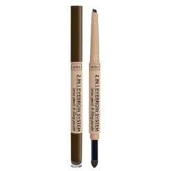 Wibo 2in1 Eyebrow System kredka i gąbka do brwi 3