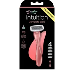 Wilkinson Intuition Complete Care rączka i 4 wkłady z 5 ostrzami
