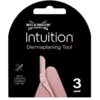 Wilkinson Intuition Dermaplaning Tool wymienne wkłady do profesjonalnego narzędzia do dermaplaningu 3szt.