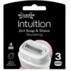Wilkinson Intuition Nourishing wkłady z 4 ostrzami 3szt