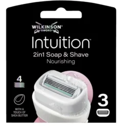 Wilkinson Intuition Nourishing wkłady z 4 ostrzami 3szt