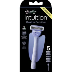 Wilkinson Intuition Quattro Sensitive maszynka do golenia z 4 ostrzami
