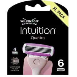 Wilkinson Intuition Quattro wkład z 4 ostrzami 3szt