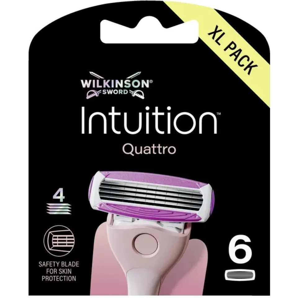 Wilkinson Intuition Quattro wkład z 4 ostrzami 3szt