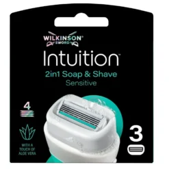 Wilkinson Intuition Sensitive wkłady z 4 ostrzami 3szt