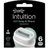 Wilkinson Intuition Sensitive wkłady z 4 ostrzami 6szt