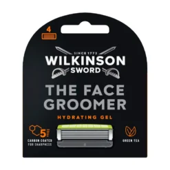 Wilkinson The Face Groomer wkład z 5 ostrzami i żelem nawilżającym 4szt