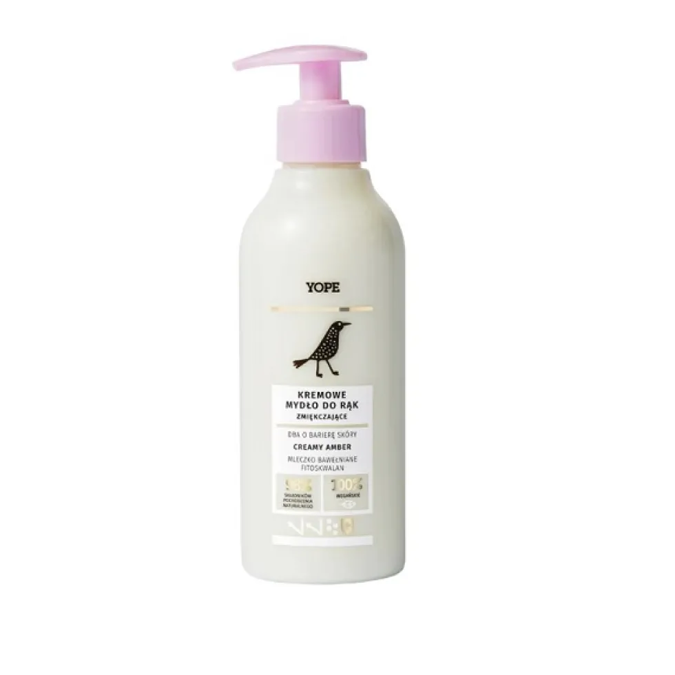 Yope Kremowe zmiękczające mydło do rąk Creamy Amber 300ml