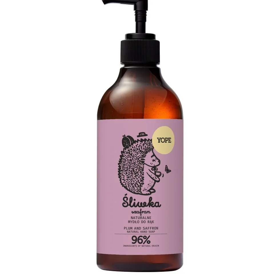 Yope Naturalne mydło do rąk Śliwka & Szafran 500ml