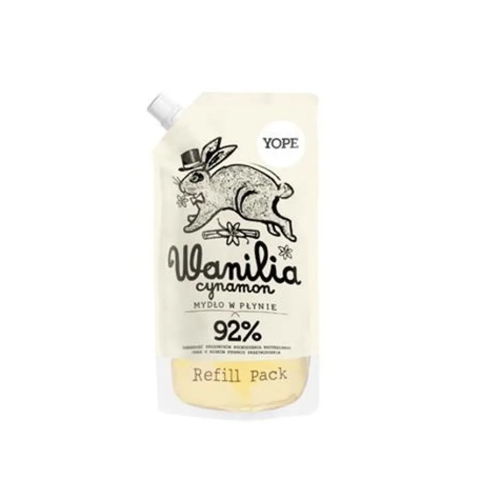 Yope Naturalne mydło w płynie Wanilia i Cynamon Refill 500ml