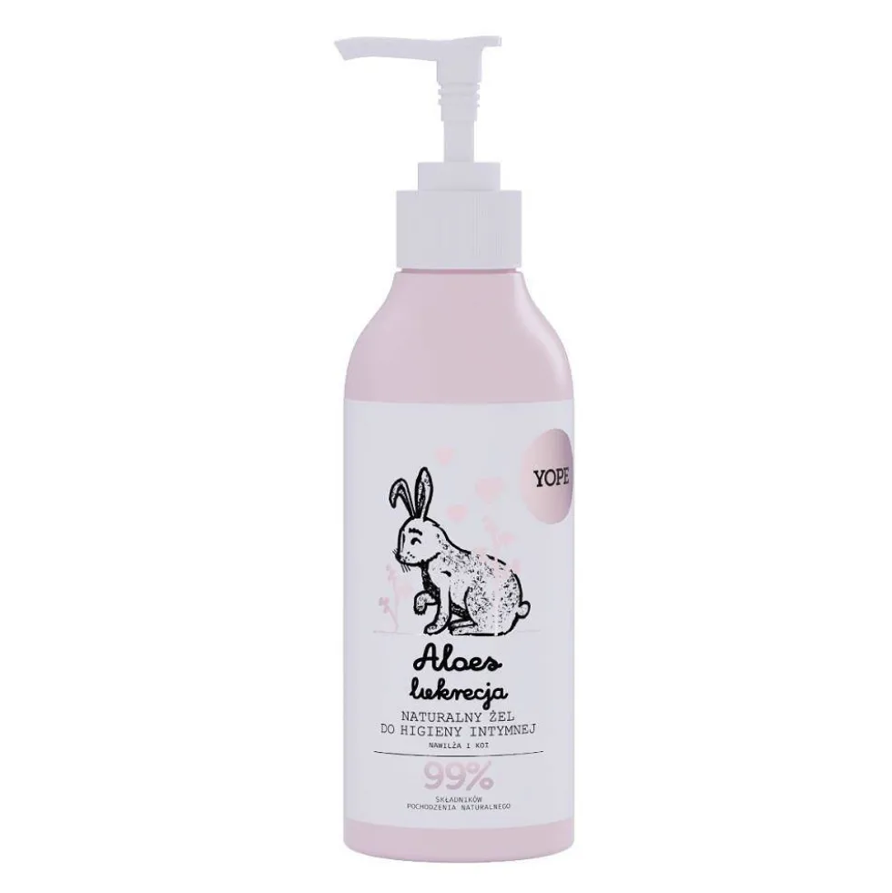 Yope Naturalny żel do higieny intymnej Aloes i Lukrecja 300ml