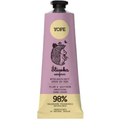 Yope Naturalny wygładzający krem do rąk Śliwka & Szafran 50ml