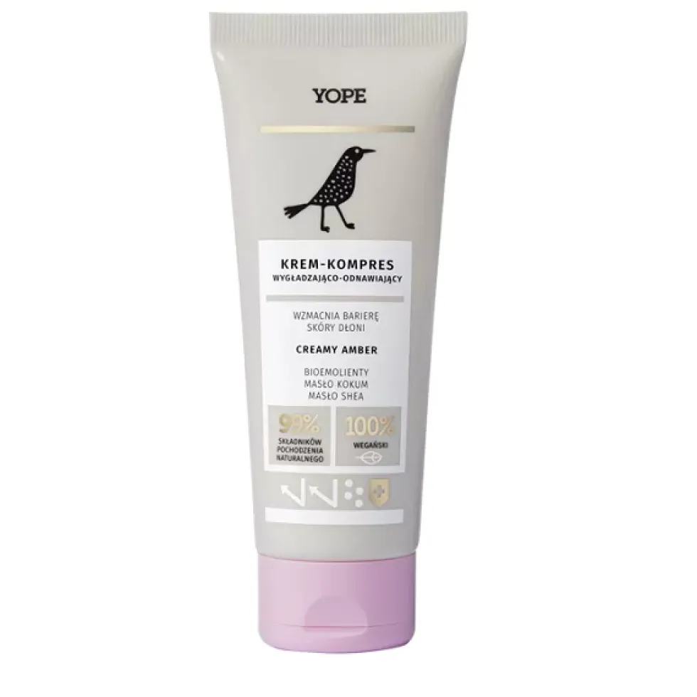 Yope Wygładzająco-odnawiający krem-kompres do rąk Creamy Amber 50ml