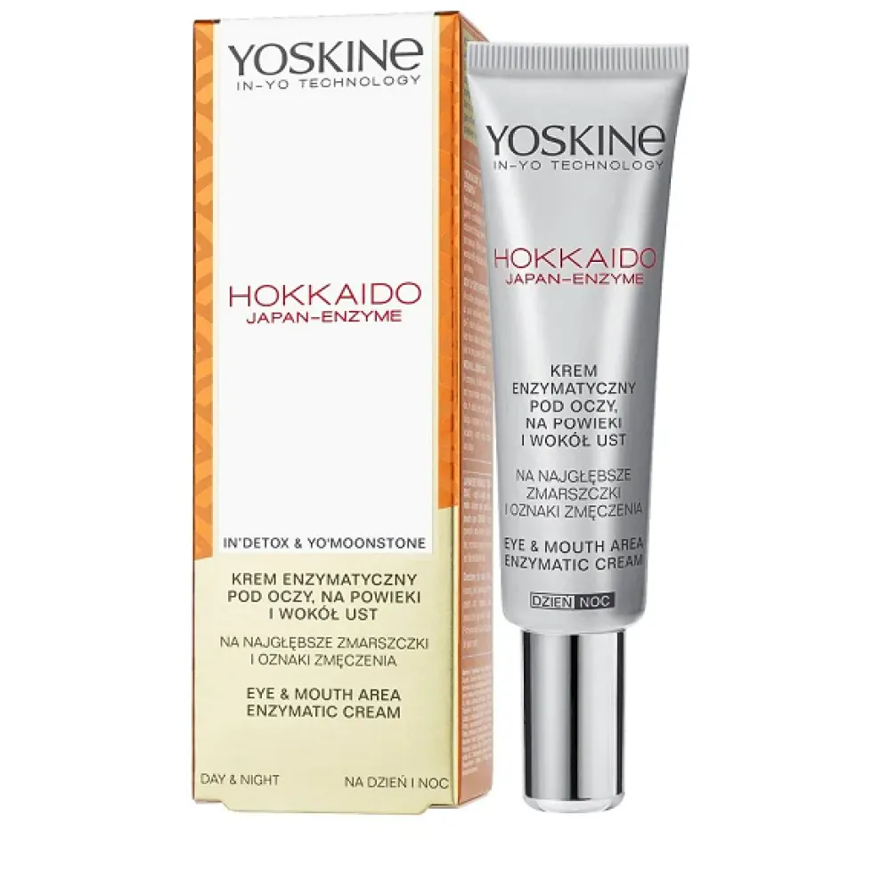 Yoskine Hokkaido Japan-Enzyme krem pod oczy z enzymem z dyni 15ml