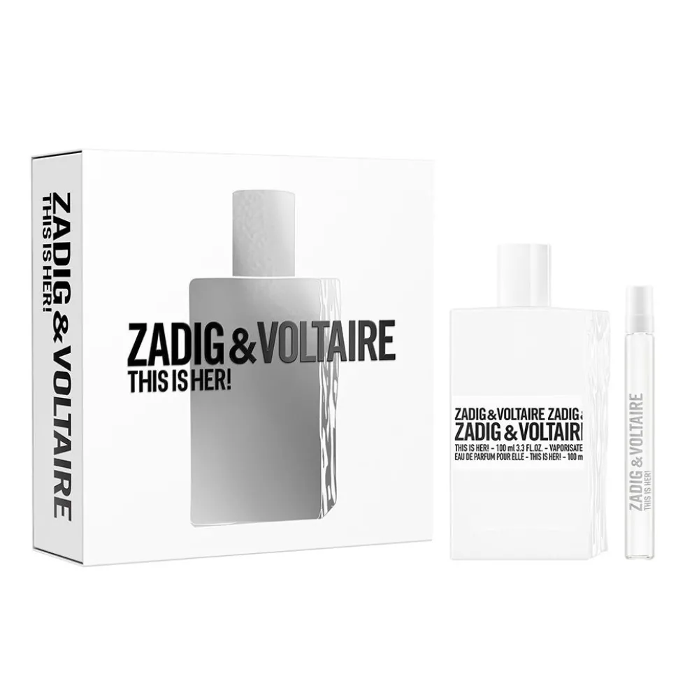 Zadig&Voltaire This Is Her! zestaw woda perfumowana spray 100ml + woda perfumowana spray 10ml