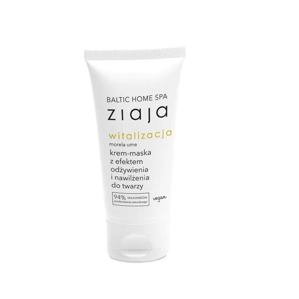 Ziaja Baltic Home Spa Witalizacja krem-maska z efektem odżywienia i nawilżenia do twarzy 50ml