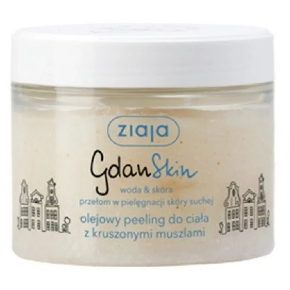Ziaja GdanSkin olejowy peeling do ciała z kruszonymi muszlami 300ml
