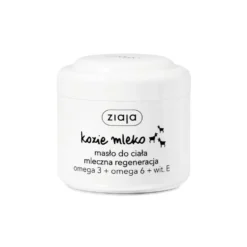 Ziaja Kozie Mleko masło do ciała mleczna regeneracja Omega 3 + Omega 6 + Witamina E 200ml