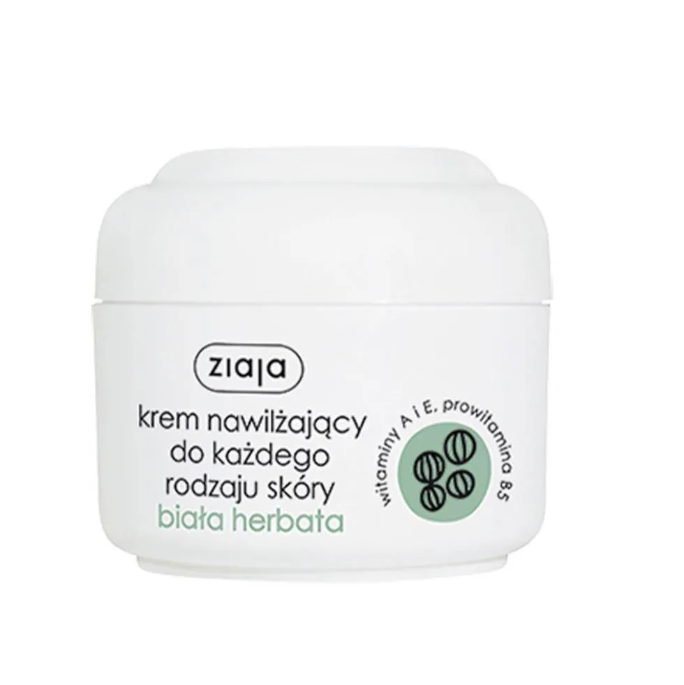 Ziaja Krem nawilżający do każdego rodzaju skóry Biała Herbata 50ml