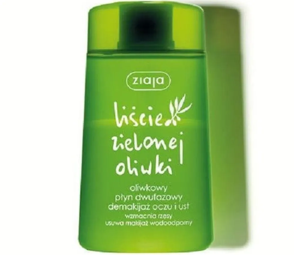 Ziaja Liście Zielonej Oliwki oliwkowy płyn dwufazowy demakijaż oczu i ust 120ml