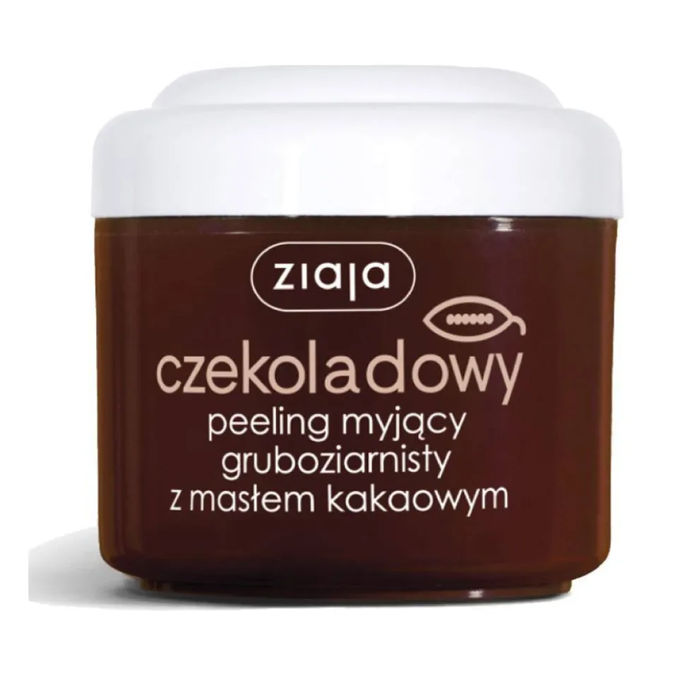 Ziaja Masło Kakaowe czekoladowy peeling myjący gruboziarnisty 200ml