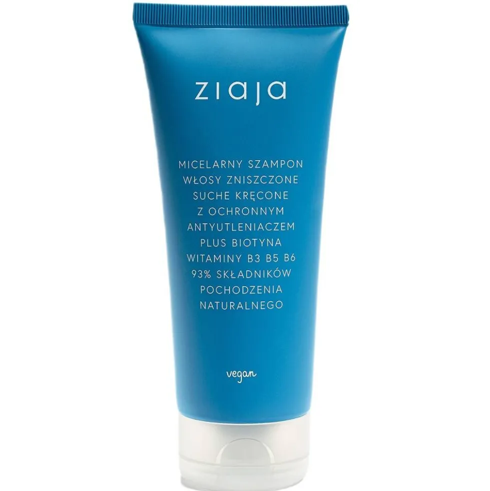 Ziaja Micelarny szampon włosy zniszczone suche kręcone 200ml