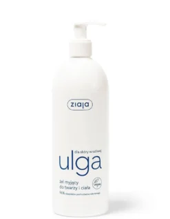Ziaja Ulga dla Skóry Wrażliwej żel myjący do twarzy i ciała 400ml