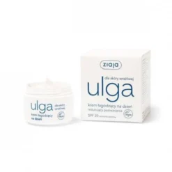 Ziaja Ulga krem łagodzący na dzień redukujący podrażnienia SPF20 ochrona średnia 50ml