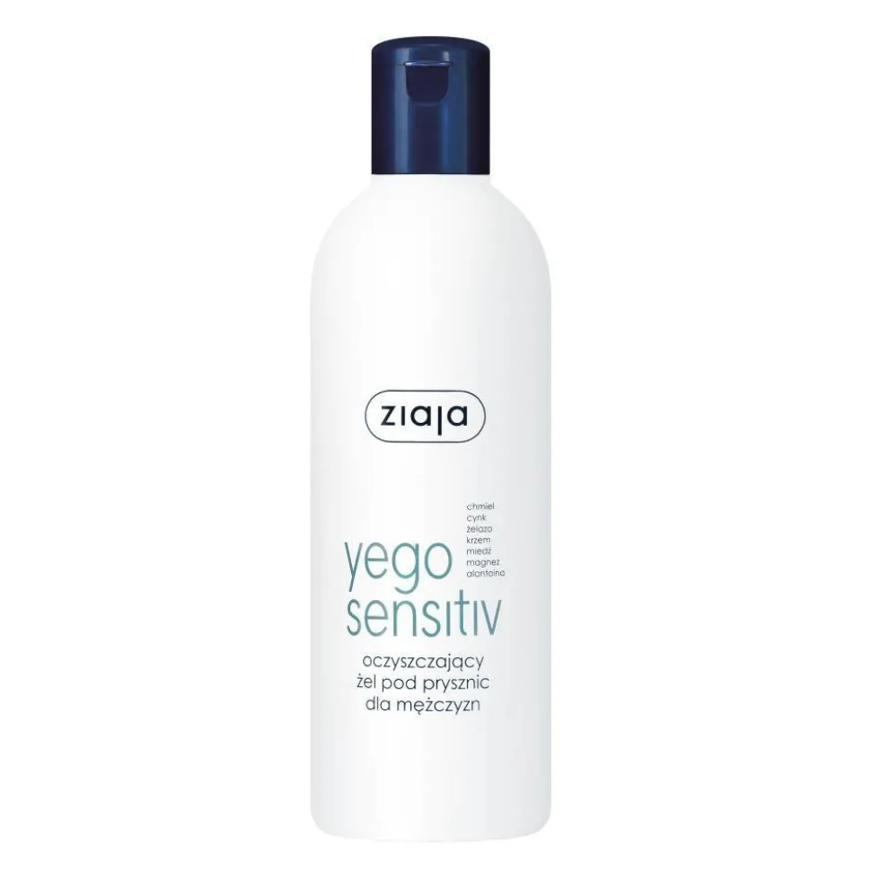 Ziaja Yego Sensitiv oczyszczający żel pod prysznic dla mężczyzn 300ml