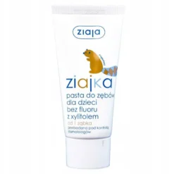 Ziaja Ziajka pasta do zębów dla dzieci bez fluoru z xylitolem 50ml