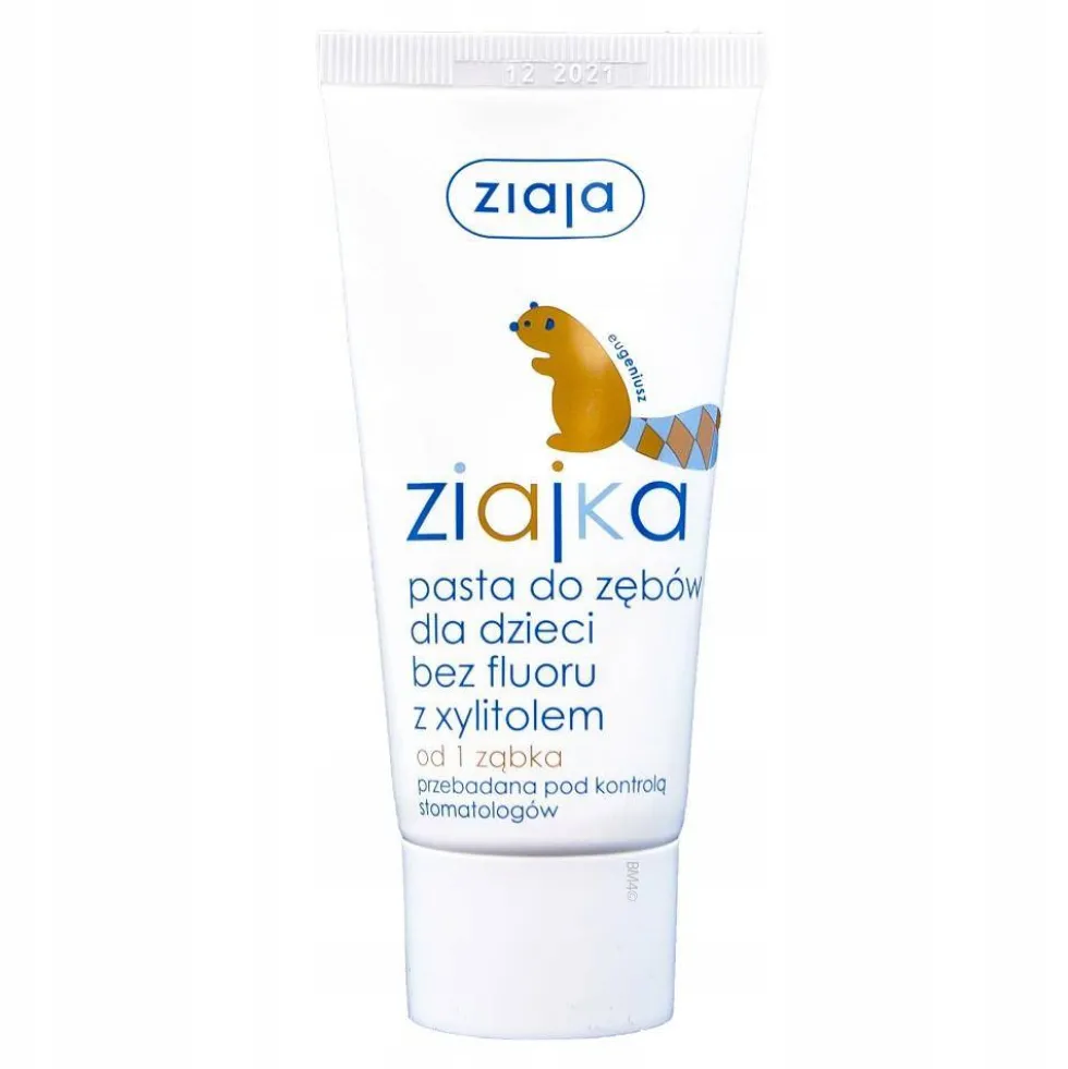 Ziaja Ziajka pasta do zębów dla dzieci bez fluoru z xylitolem 50ml